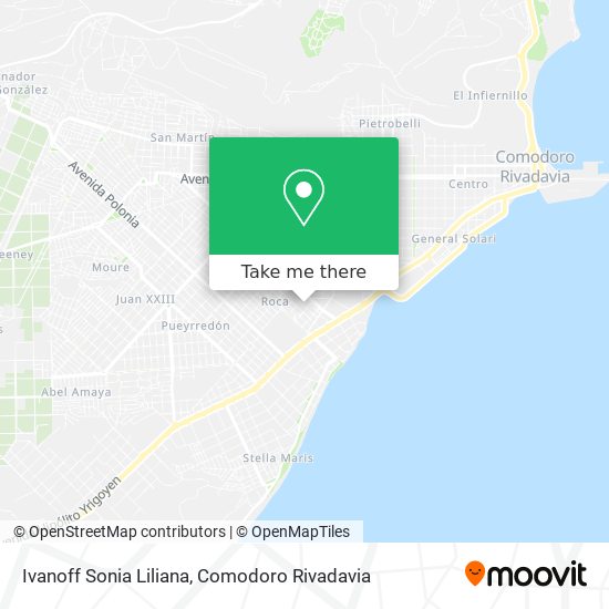 Ivanoff Sonia Liliana map