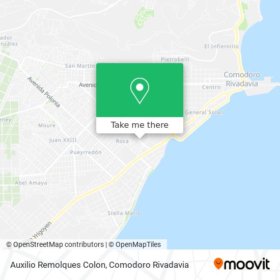 Mapa de Auxilio Remolques Colon