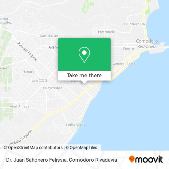 Dr. Juan Sahonero Felissia map