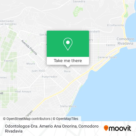 Odontologos-Dra. Amerio Ana Onorina map