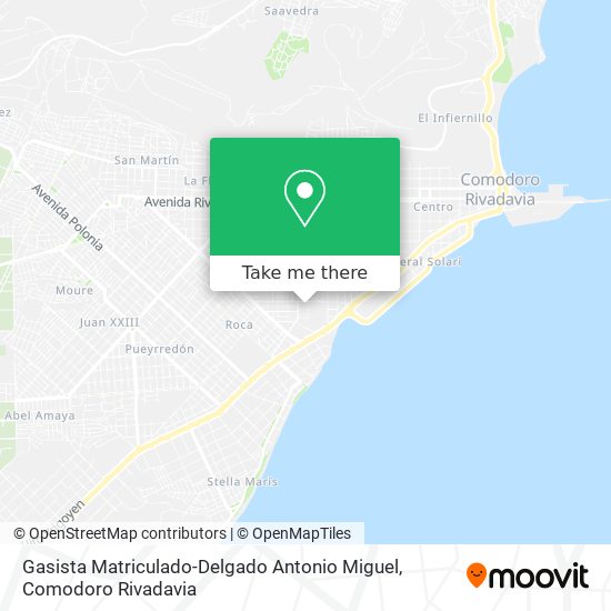 Gasista Matriculado-Delgado Antonio Miguel map