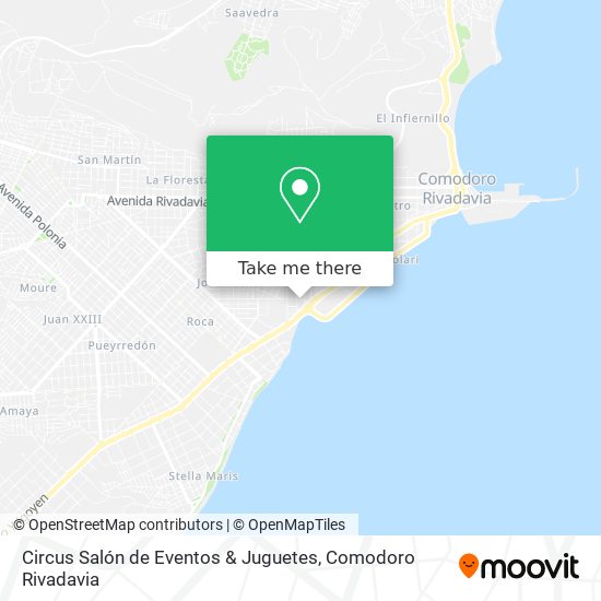 Mapa de Circus Salón de Eventos & Juguetes