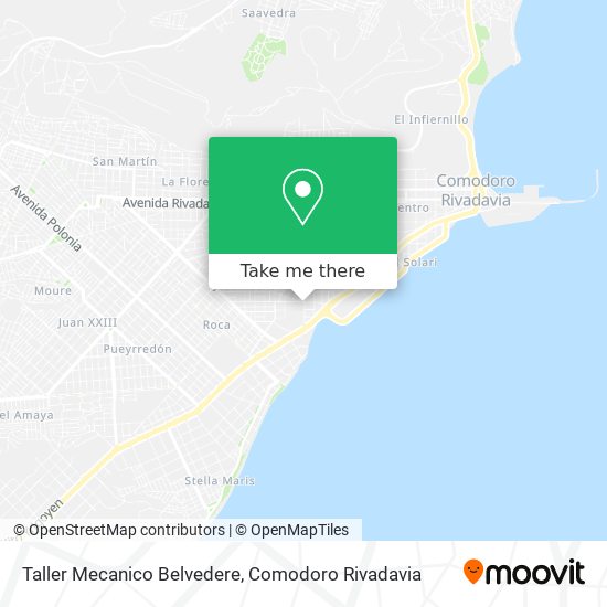 Taller Mecanico Belvedere map