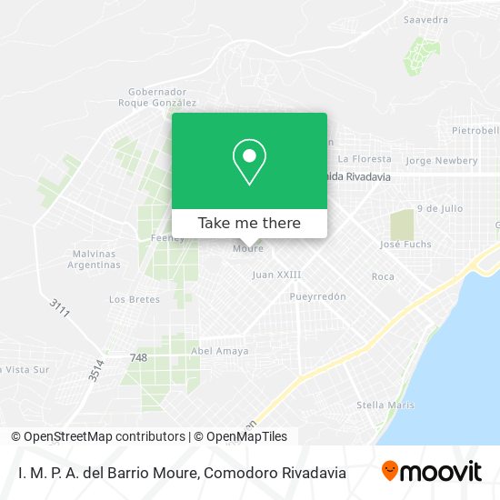 Mapa de I. M. P. A. del Barrio Moure