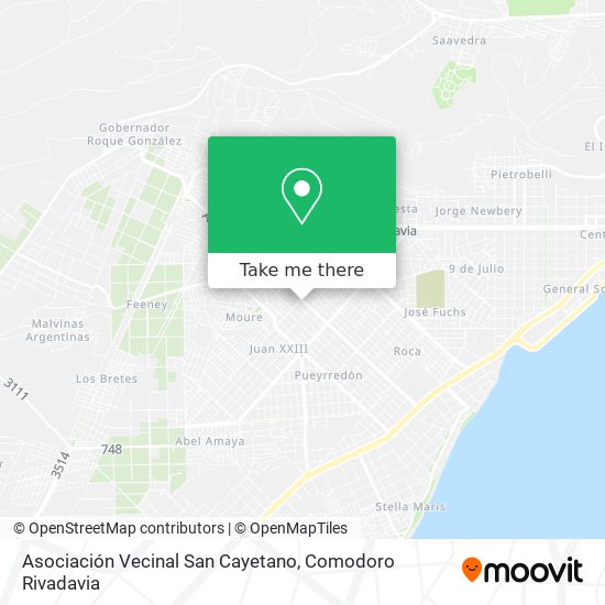 Asociación Vecinal San Cayetano map