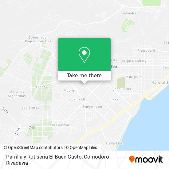 Mapa de Parrilla y Rotiseria El Buen Gusto