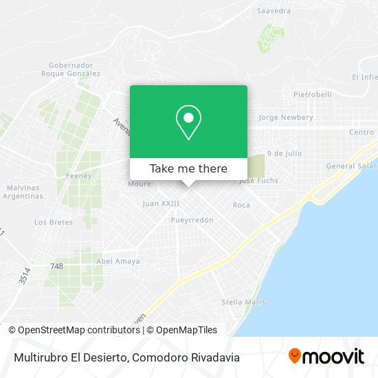 Mapa de Multirubro El Desierto