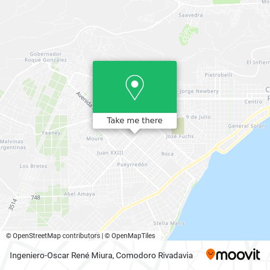 Ingeniero-Oscar René Miura map