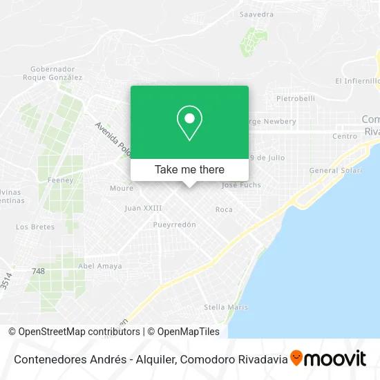 Mapa de Contenedores Andrés - Alquiler
