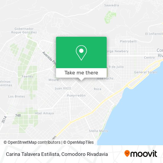 Mapa de Carina Talavera Estilista