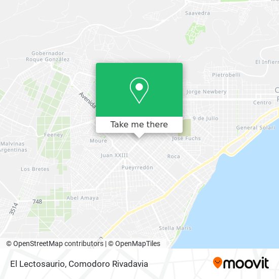 El Lectosaurio map