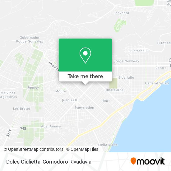 Mapa de Dolce Giulietta