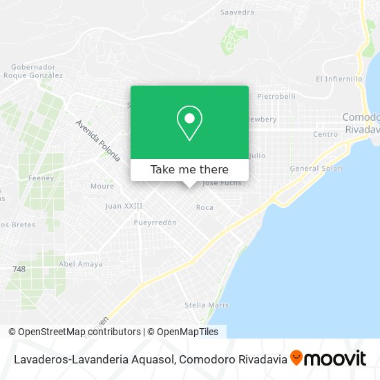Mapa de Lavaderos-Lavanderia Aquasol