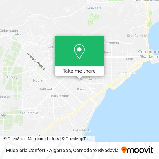 Muebleria Confort - Algarrobo map