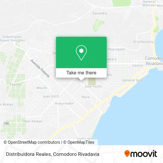 Mapa de Distribuidora Reales