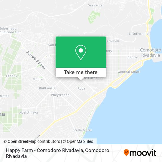 Happy Farm - Comodoro Rivadavia map