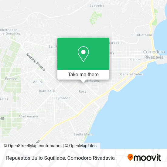 Mapa de Repuestos Julio Squillace