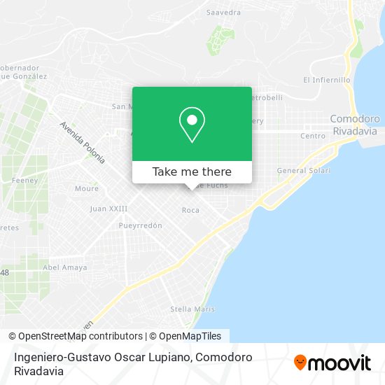 Ingeniero-Gustavo Oscar Lupiano map