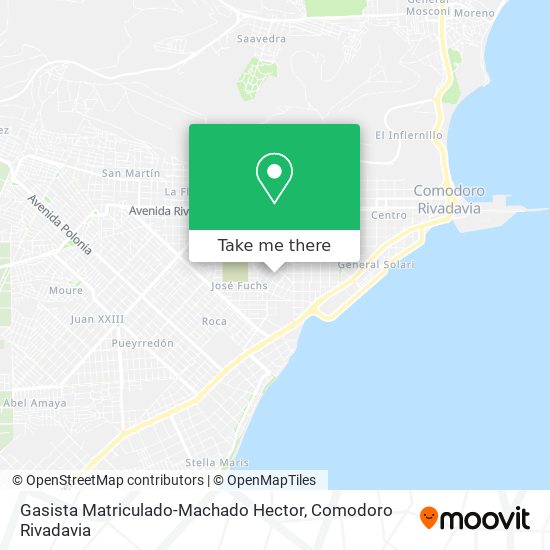 Mapa de Gasista Matriculado-Machado Hector