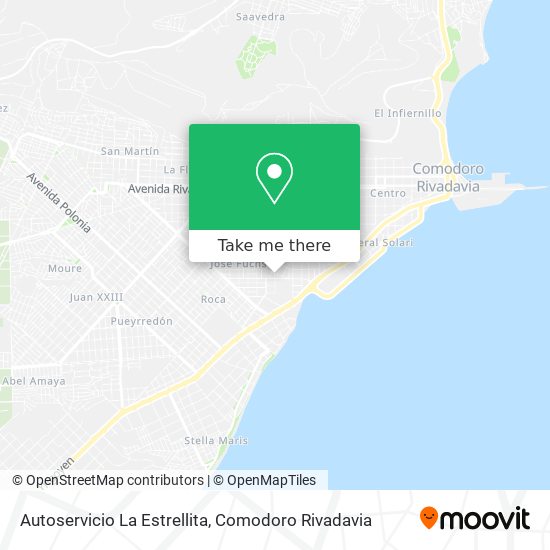 Autoservicio La Estrellita map