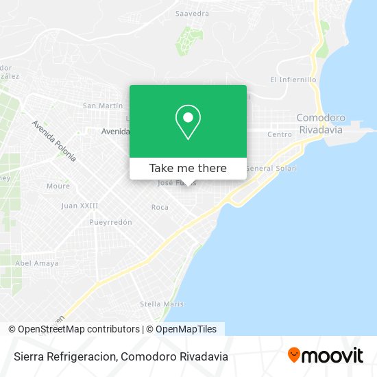 Mapa de Sierra Refrigeracion