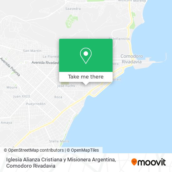 Iglesia Alianza Cristiana y Misionera Argentina map