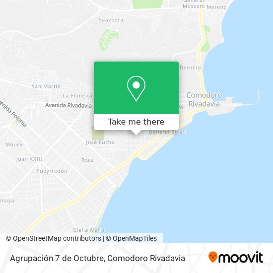 Agrupación 7 de Octubre map