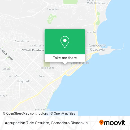 Mapa de Agrupación 7 de Octubre