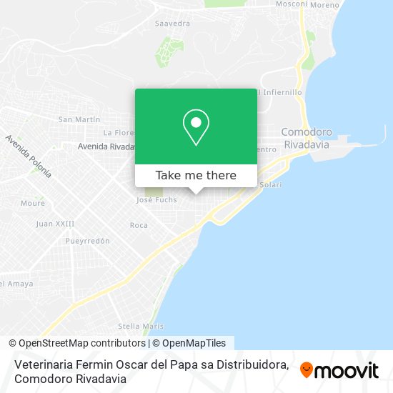 Veterinaria Fermin Oscar del Papa sa Distribuidora map