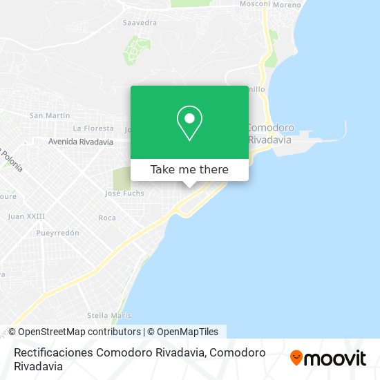 Mapa de Rectificaciones Comodoro Rivadavia