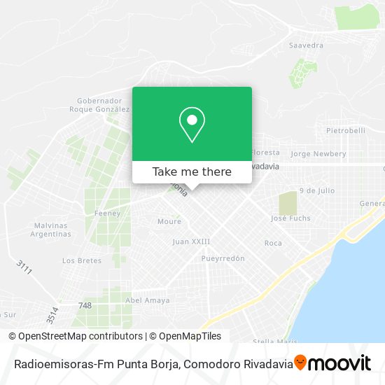 Radioemisoras-Fm Punta Borja map