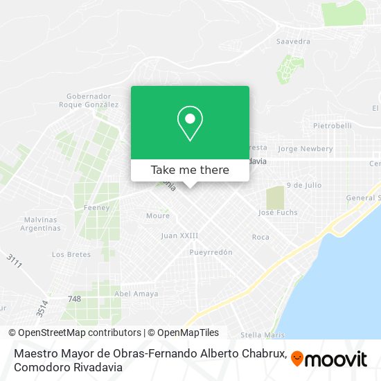 Maestro Mayor de Obras-Fernando Alberto Chabrux map