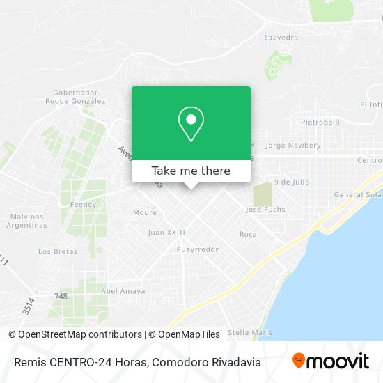 Remis CENTRO-24 Horas map