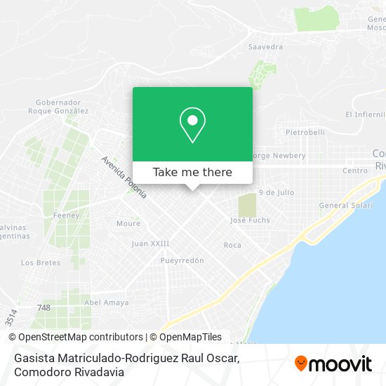 Gasista Matriculado-Rodriguez Raul Oscar map