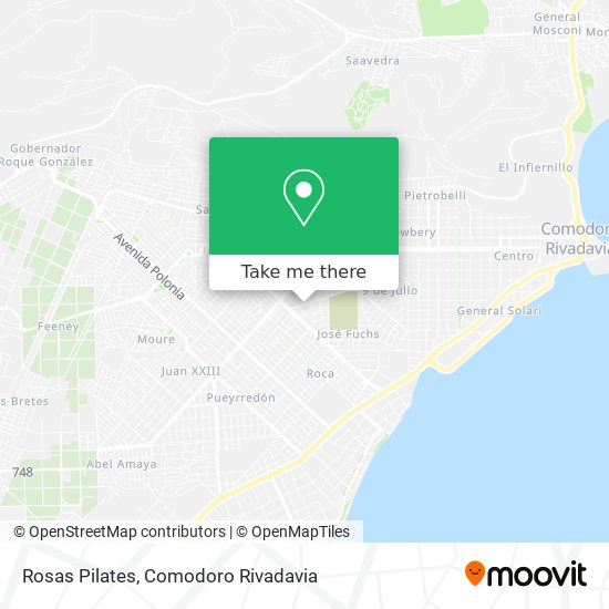 Rosas Pilates map