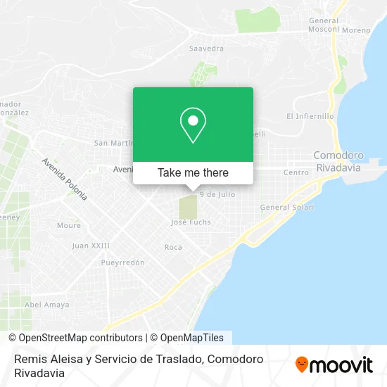 Remis Aleisa y Servicio de Traslado map