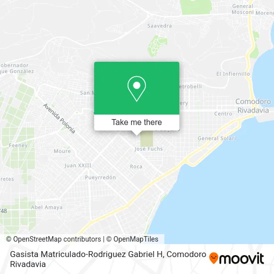 Mapa de Gasista Matriculado-Rodriguez Gabriel H