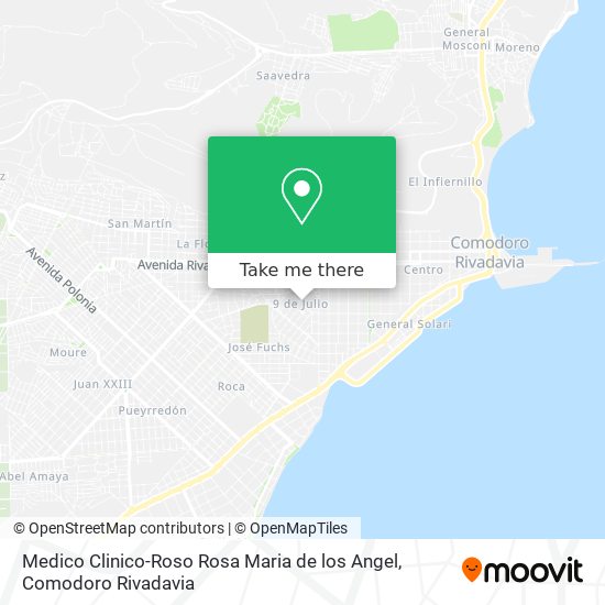 Medico Clinico-Roso Rosa Maria de los Angel map