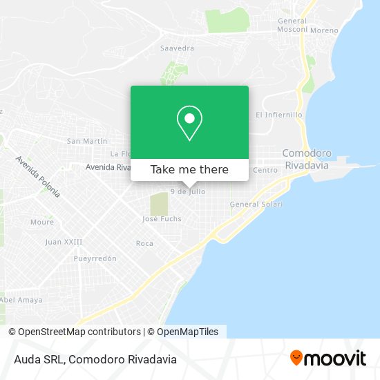 Mapa de Auda SRL