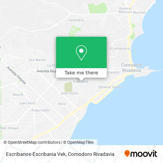 Escribanos-Escribania Vek map