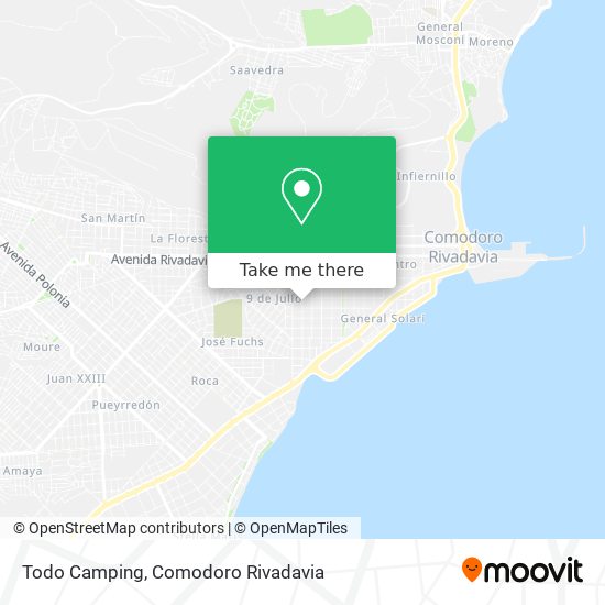 Mapa de Todo Camping