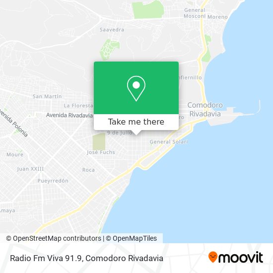Radio Fm Viva 91.9 map