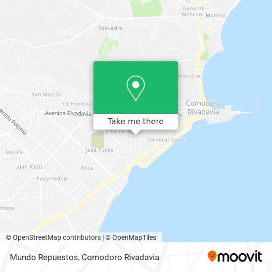Mundo Repuestos map