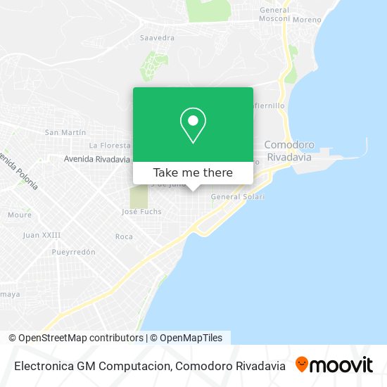 Electronica GM Computacion map