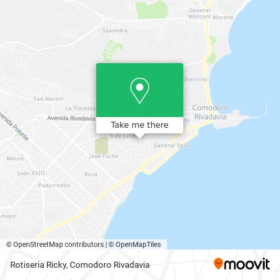 Mapa de Rotiseria Ricky