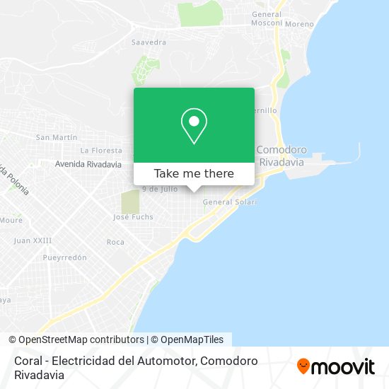 Coral - Electricidad del Automotor map