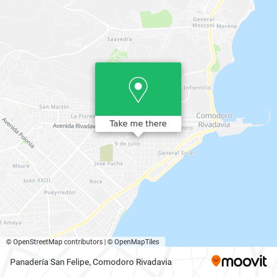 Panadería San Felipe map