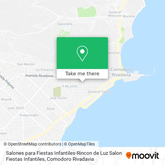 Mapa de Salones para Fiestas Infantiles-Rincon de Luz Salon Fiestas Infantiles