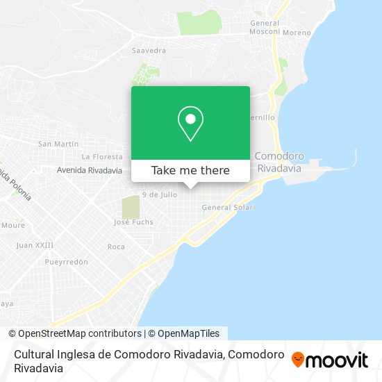 Cultural Inglesa de Comodoro Rivadavia map