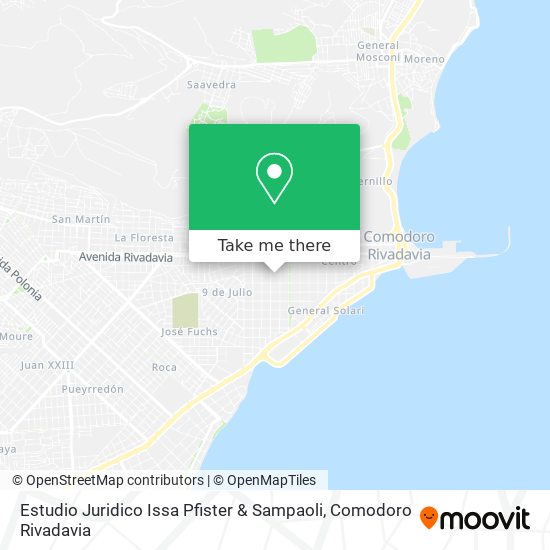 Estudio Juridico Issa Pfister & Sampaoli map